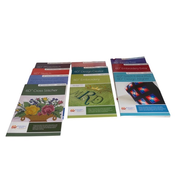 Husqvarna Viking 6D Premier Digitizing Embroidery System 10 Manuals Windows 7/8 - Picture 5 of 14